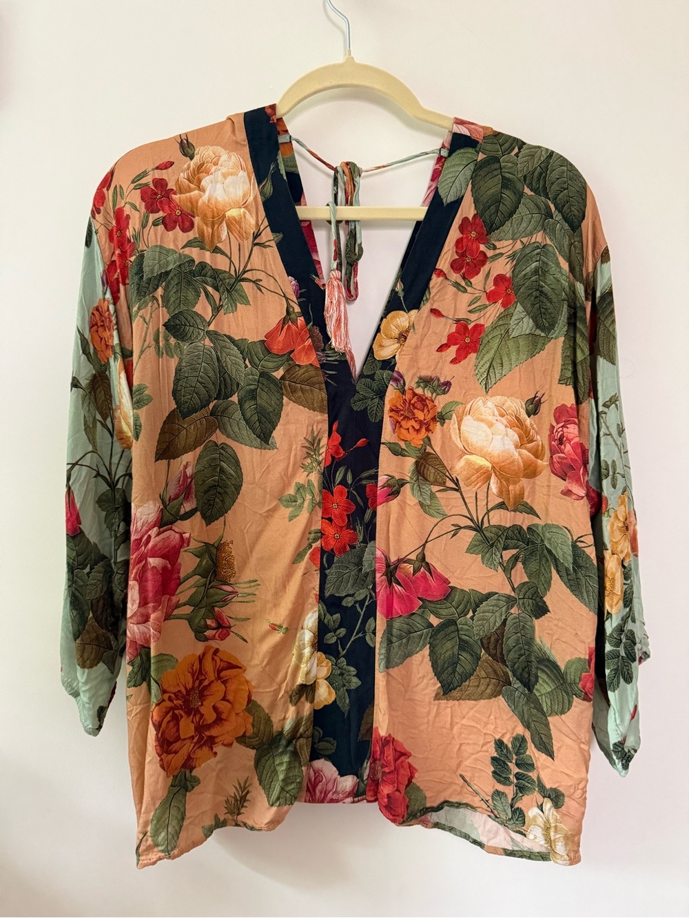 Farm Rio Floral Kimono top (small)